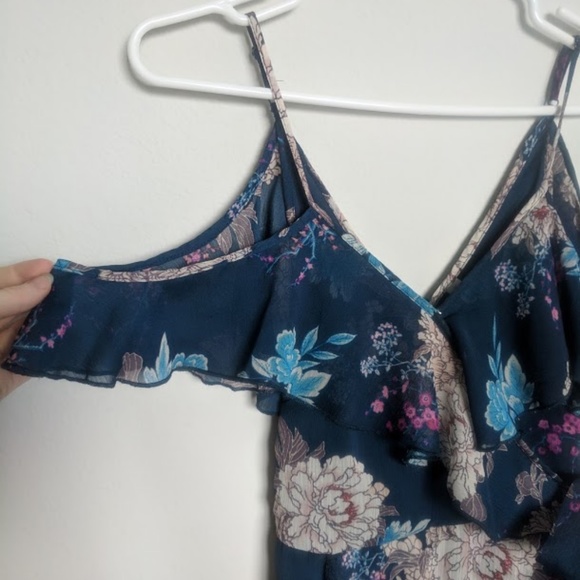 Xhilaration Cold Shoulder Wrap Dress - Picture 6 of 7